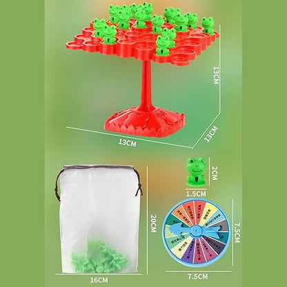 Froggy Balanced Tree Toy Frog Game Dice And Frog Balance Counting Toy