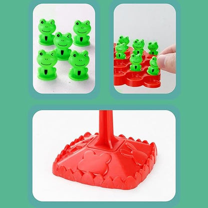 Froggy Balanced Tree Toy Frog Game Dice And Frog Balance Counting Toy