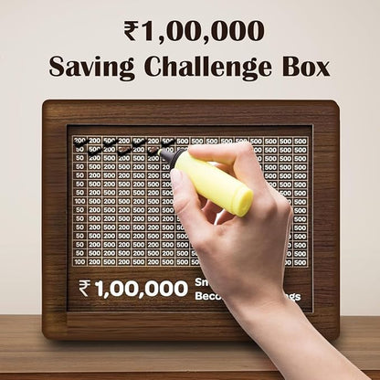 Money/Piggy Bank, Money Box, Coin Box with Carved Design for Kids/Children