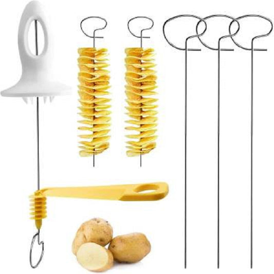 Manual Potato Chips Slicer Spiral Twister Tornado Chips Vegetable & Fruit Slicer
