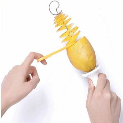 Manual Potato Chips Slicer Spiral Twister Tornado Chips Vegetable & Fruit Slicer