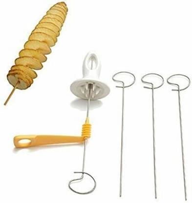 Manual Potato Chips Slicer Spiral Twister Tornado Chips Vegetable & Fruit Slicer